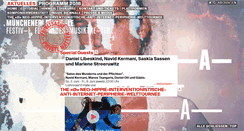 Desktop Screenshot of muenchenerbiennale.de