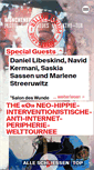 Mobile Screenshot of muenchenerbiennale.de